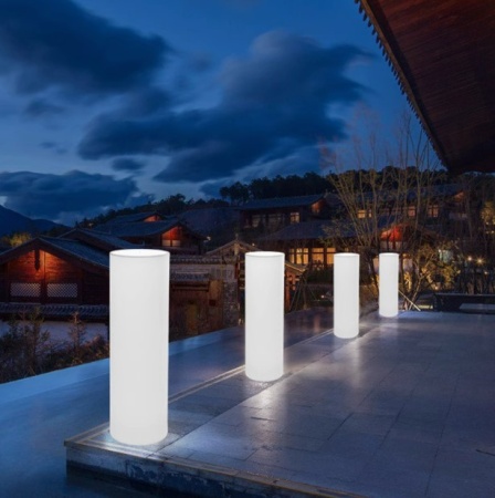 Светильник Цилиндр 16х36 питание от АКБ, RGB