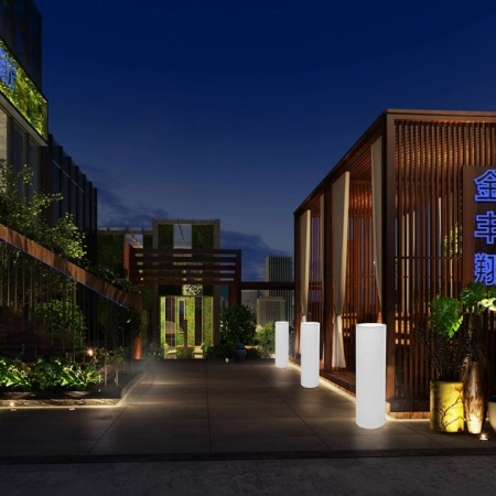 Светильник Цилиндр 40х115 питание от АКБ, RGB